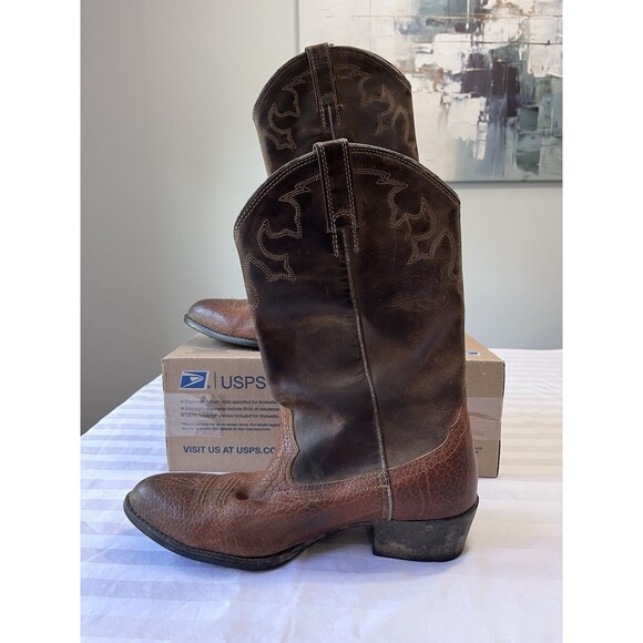 Ariat 34288 Men 11 Western Cowboy Boots Oiled Golden Bull Brown Leather EUR 44 main image 9